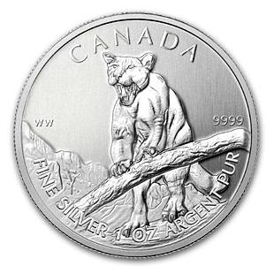 2012加拿大美洲獅銀幣(1 oz)(全新，未流通)